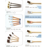 Radiator Brush (paint brush pure natural/filament bristle with long&short handle, paintbrush)