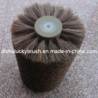 China Manufacture Horse Hair Material Shoe Polishing Wheel Brush (YY-007)