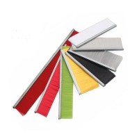 Colorful Nylon Bristle Aluminium Plastic Holder Door Bottom Door Seal Brush Strip