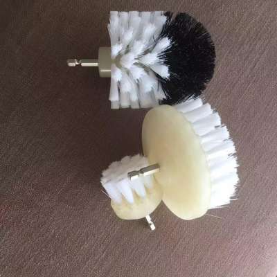 White Disc Nylon Brush Car Cleaning Drill Brush