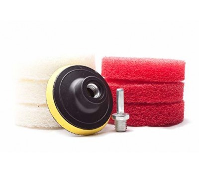 Sponge/ 4inch Nylon Scrub Pads Drill Brush for Power Scrubber