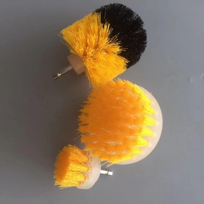 Yellow Disc All Purpose Car Cleaning Drill Brush