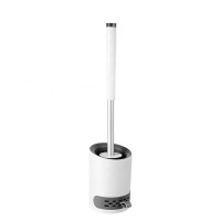 Factory outlet silicone flex toilet brush with holder In side wall toilet brush box