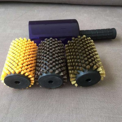 Horse Hair Rotary Brush for Ski Wax