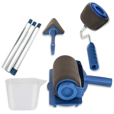 Paint Runner Pro Brush Handle Tool Room Wall Painting Multifunction Roll Set