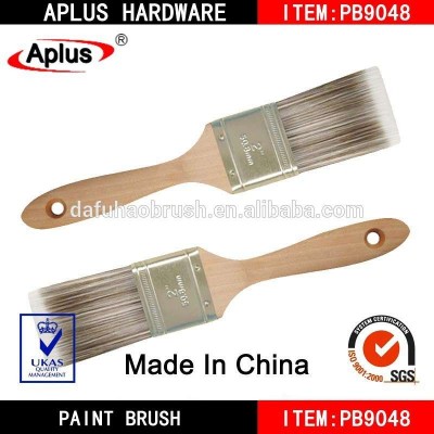 2 inch 100% pure chinese bristle paint brush with wooden handle