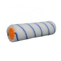 Promotional European Paint Brush Roller,Decorative Paint Roller,Paint Brush And Roller Of Polyester White With Blue Stripe 21213