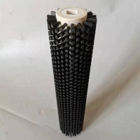 Manufacture Cheap Price Sponge Cotton Silicon Carbide Nylon Steel Brass Wire Industrial Machine Cleaning Roller Brush