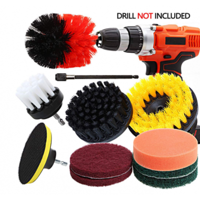 Different Drill Brush Attachment Set