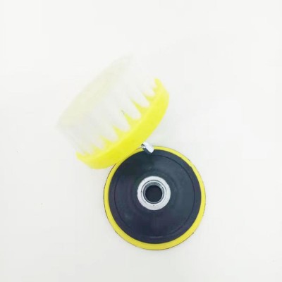 Manufacturers of Yellow base soft wool drill brush m10 thread