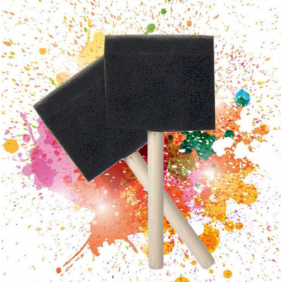 2 inch sponge brush polyester foam paint brush