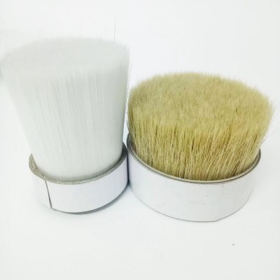 Natural White Boiled Pig Bristles hog Hair 38-160mm For Paint Brush