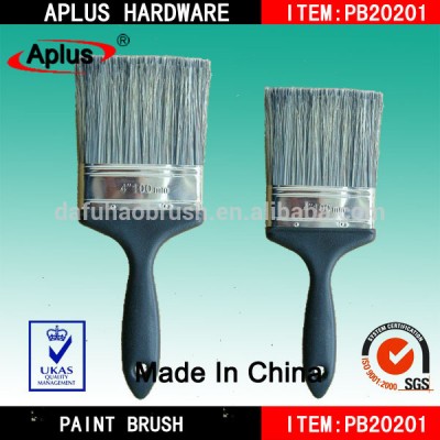 Paint Accessories PB20201 Aplus hardware tools white pig hair and wax wooden handle brushes